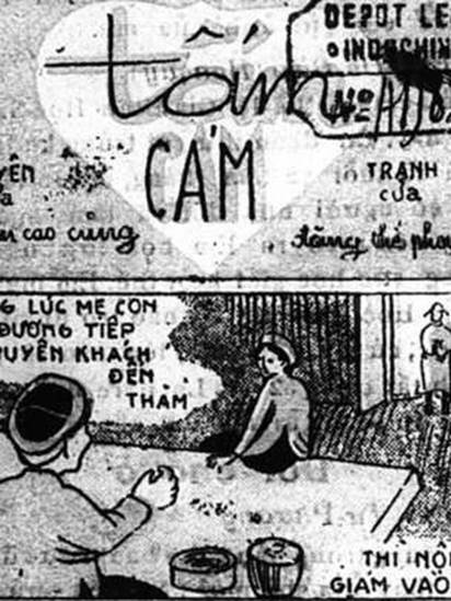 Description: Tấm cm, truỵn của Phạm Cao Củng, tranh của Đặng Thế Phong, Học Sinh 9 thng 5 1940, tr. 2